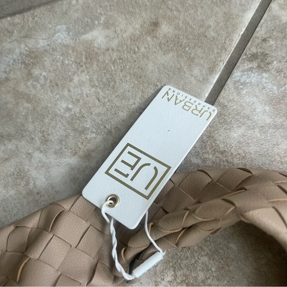 Urban Expressions Ivory faux-Leather Bag NWT shoulder Tote NWT Hobo‎ Festival